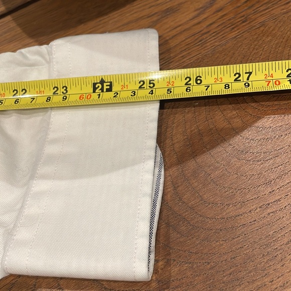 2XL Ted Baker London Woman’s Button Down Dress Shirt - White with red accents - Picture 14 of 15